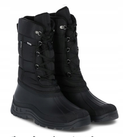 Trespass Pánské Zimní Sněhule Černé Vysoké 46 Jkh