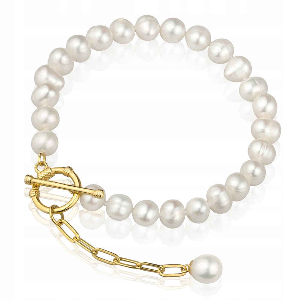 Stříbrný Náramek Z Perel