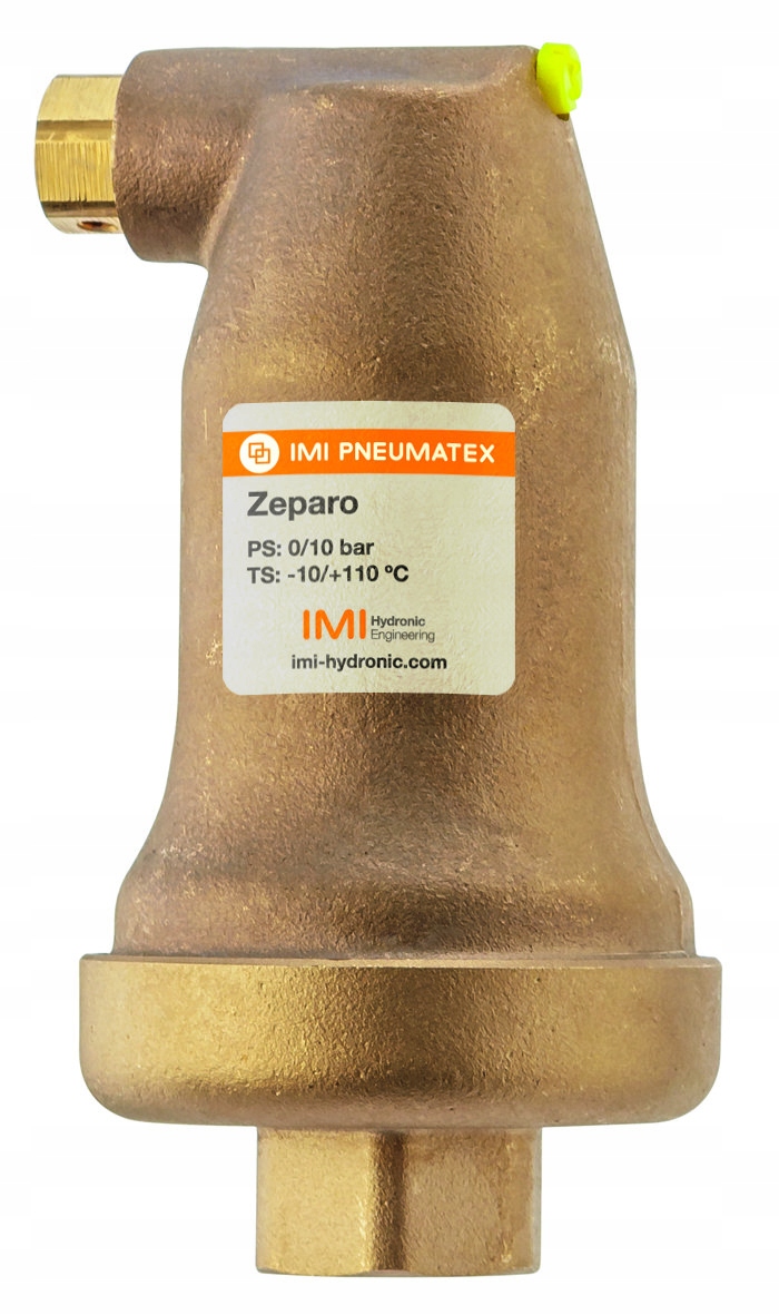 Automatický odvzdušňovač – pro chladicí a Ústřední Vytápění instalaci Zeparo Zut 15