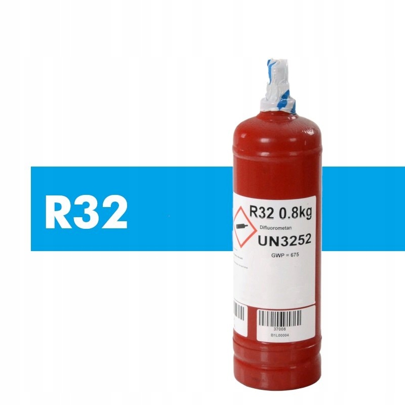 

Czynnik chłodniczy R32 0.8kg z butlą
