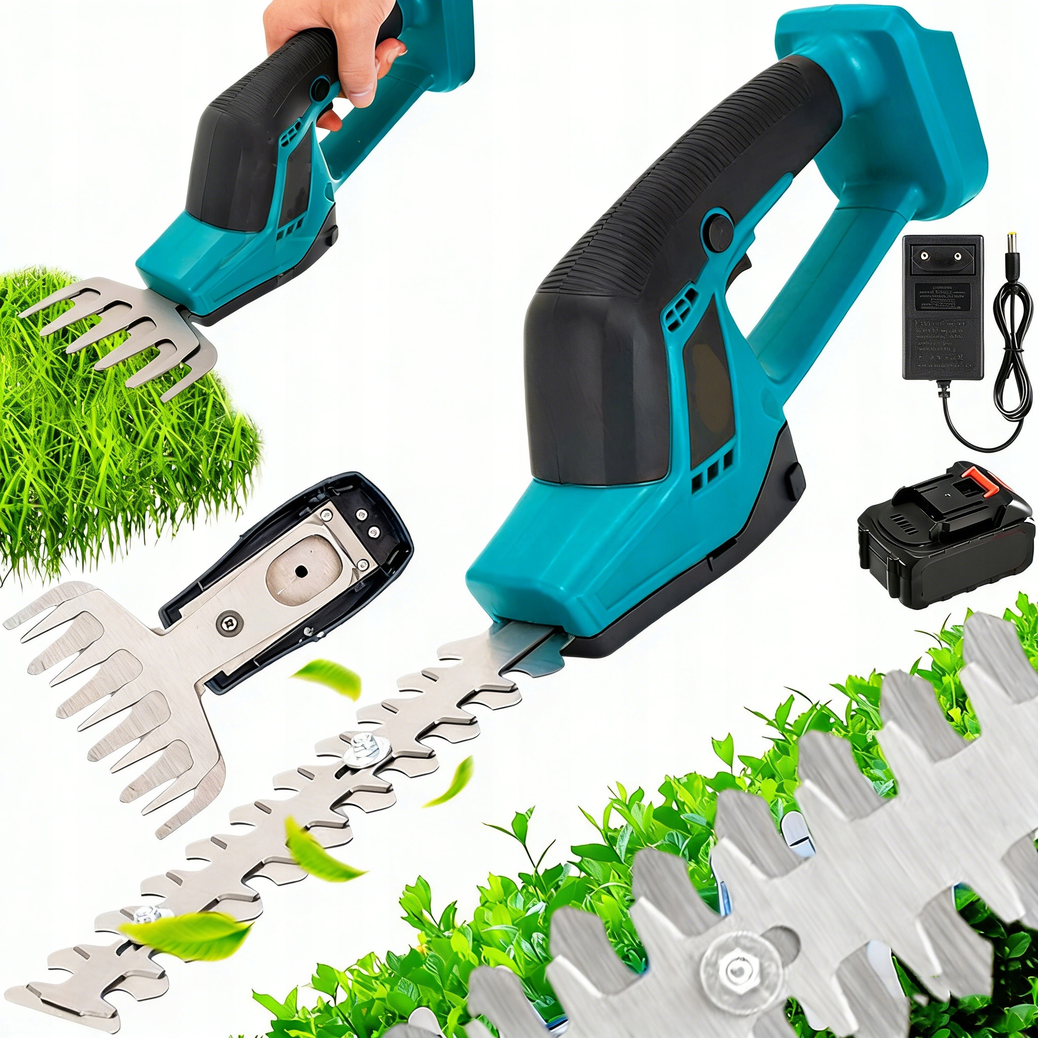 Akumulátorové Trávy Na Živý Plot Zahradní nůžky Na Keře 2600 mAh