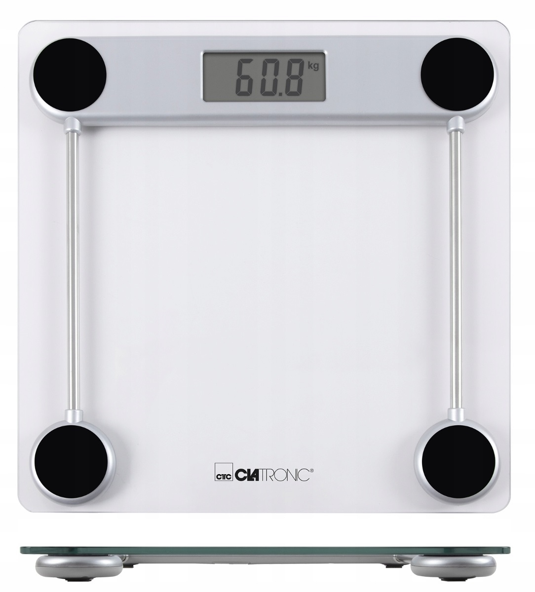

Mocna Szklana Waga Łazienkowa Clatronic 3368 150kg