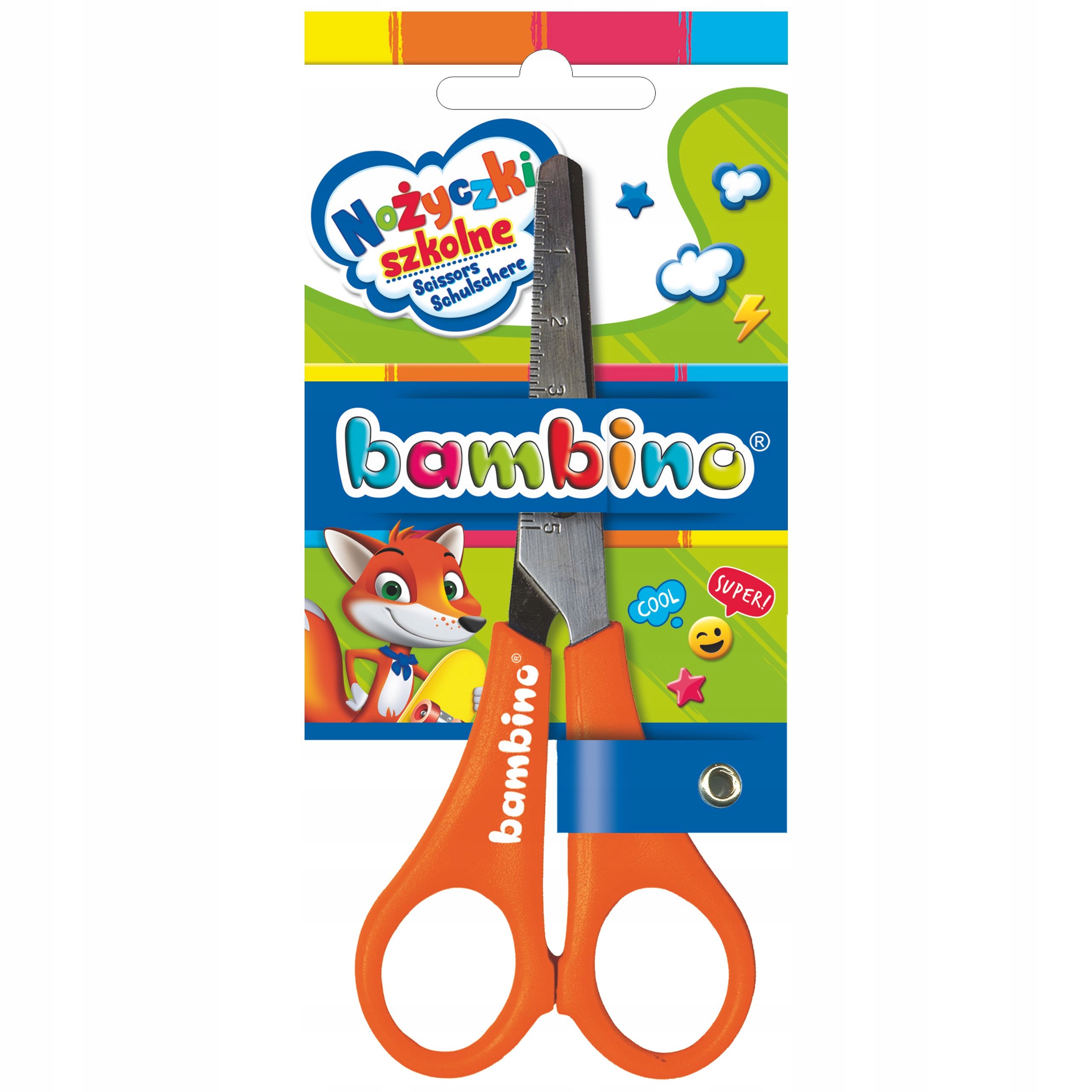 Nożyczki szkolne Bambino 13 cm