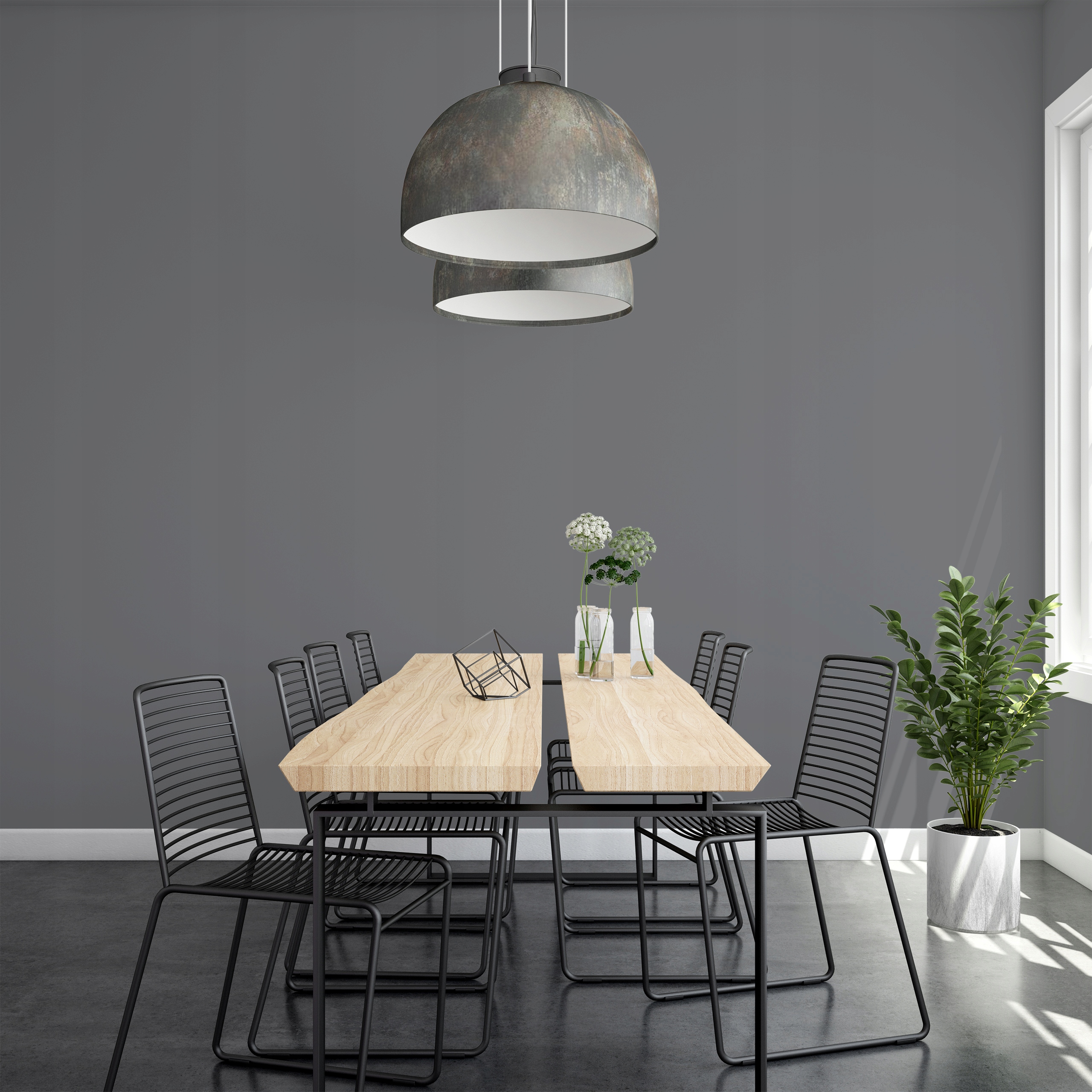 FARBA LATEKSOWA SZARA CIEMNA KOLOR SZARY CIEMNY 2L MATOWA Marka inna