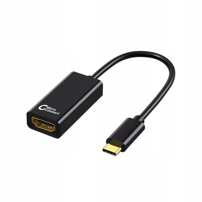 MicroConnect Usb-c to Hdmi Slim, černý