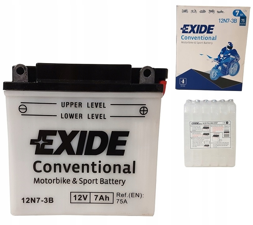 

Akumulator 12N7-3B 12V 7AH 75A Exide