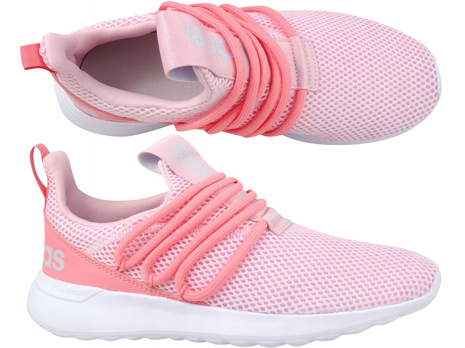 ADIDAS LITE RACER BUTY WSUWKI LEKKIE RÓŻOWE DZIECI 13498329908 - Allegro.pl