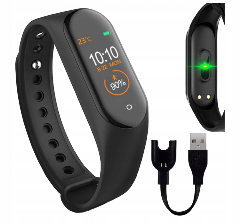 SMARTBAND M4 ZEGAREK PULSOMETR SPRTOWY SMARTWATCH M4
