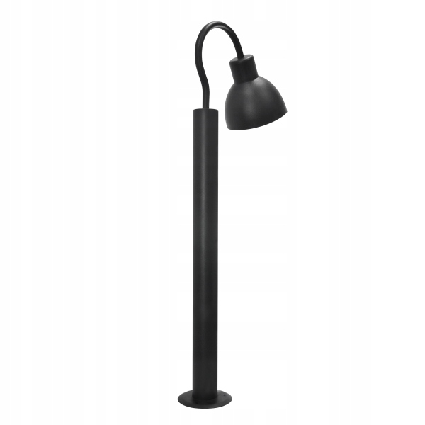 

Lampa ogrodowa stojąca słupek Arne retro czarny
