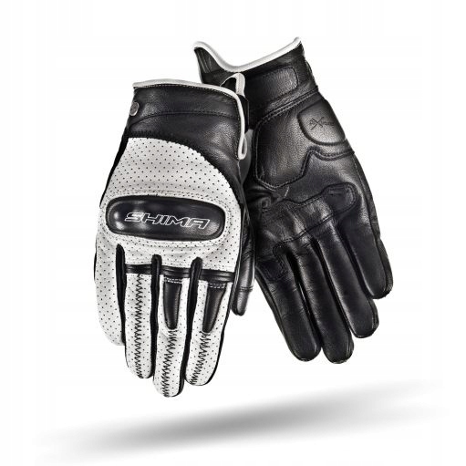 

Rękawice motocyklowe Shima Caliber Men White r.M