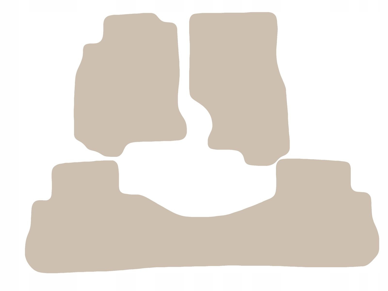 Dywaniki BEZOWE Infiniti FX I FX35 2003 2009