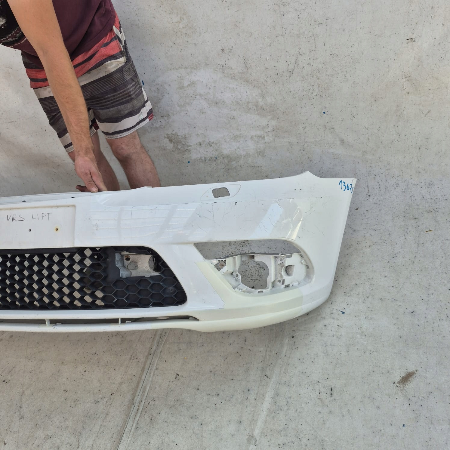 SKODA OCTAVIA II RS LIFT 08- bumper front front SPR