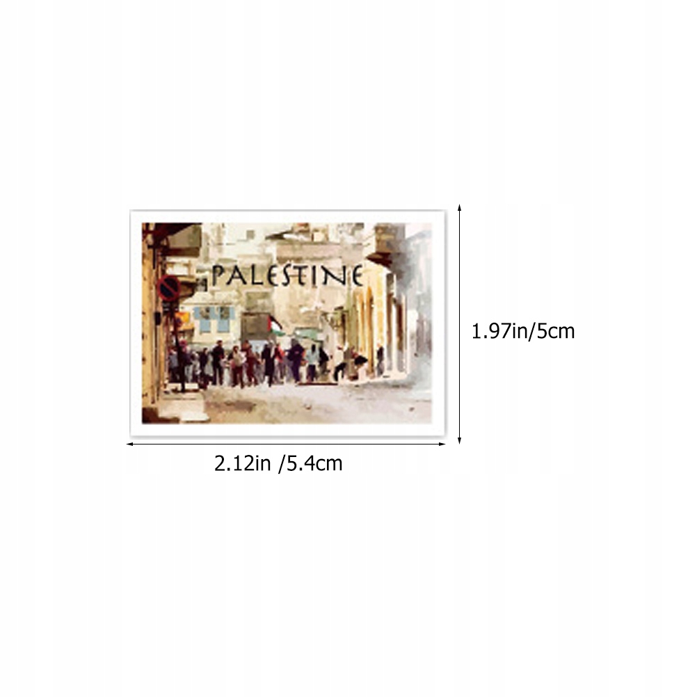 100 ARKUSZY NAKLEJEK Z KARTONAMI BEZPŁATNYCH DO PALESTYNY Kod producenta 17802174