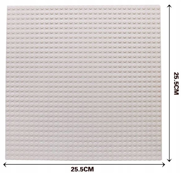 

Płyta Konstrykcyjna 32X32 Piny Biała Klocki