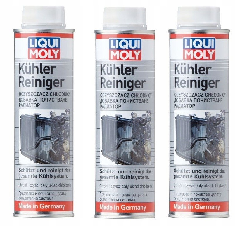 3x Liqui Moly 2699 Oczyszczacz Chłodnicy Płukanka