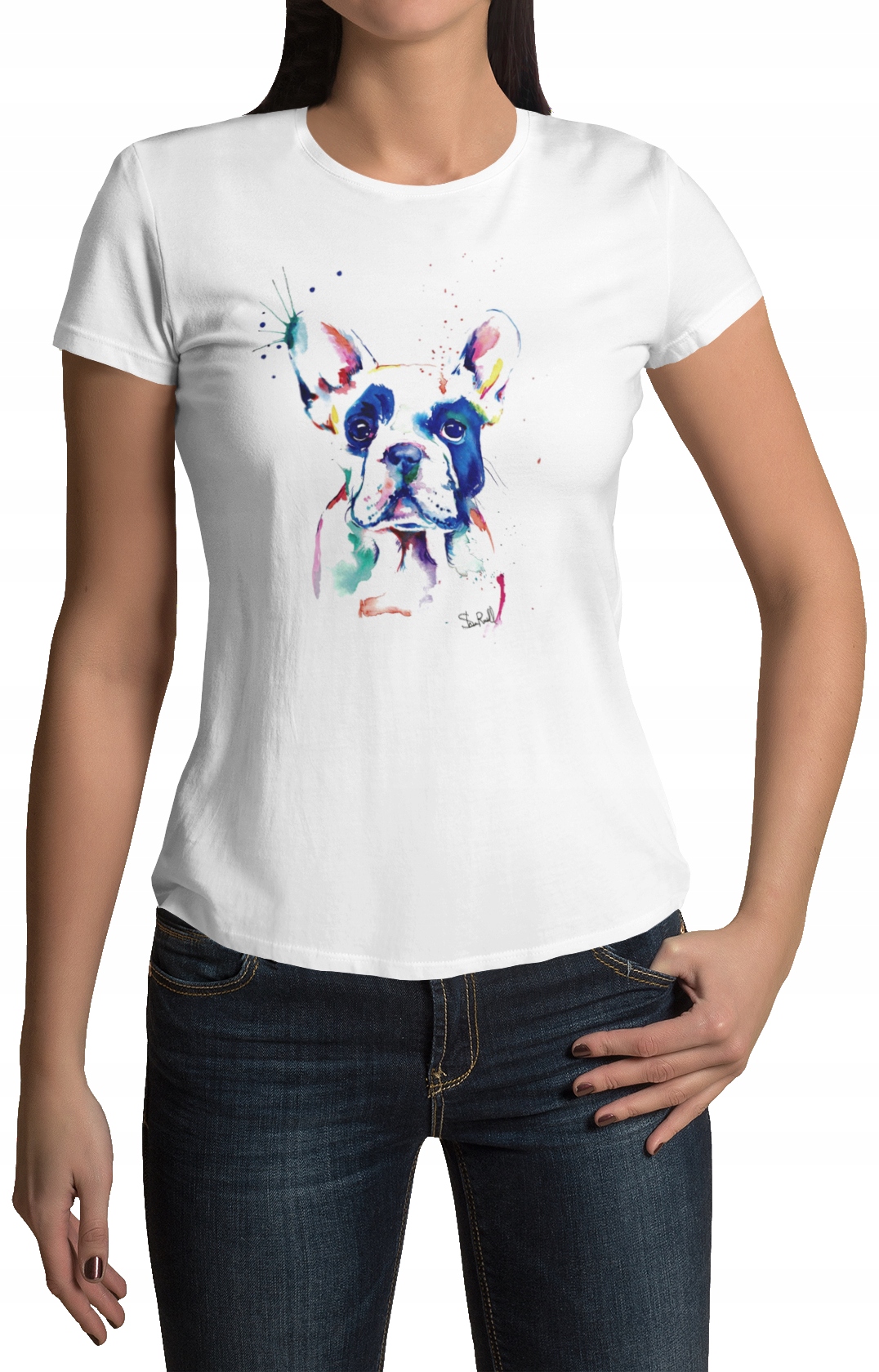 

Koszulka Damska T-shirt L Kolorowy Pies - Wzory!!