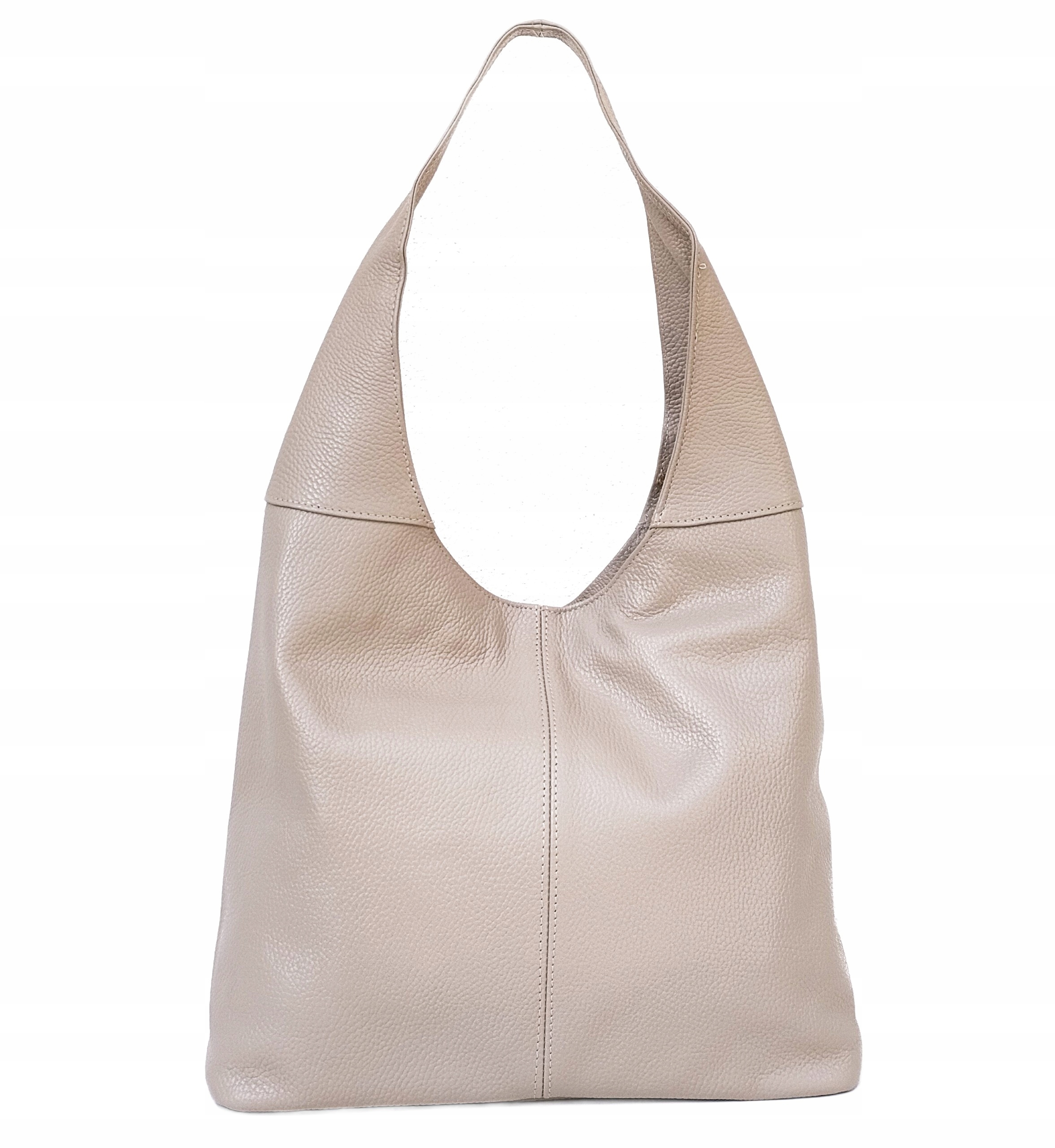 Béžová taška z přírodní kůže