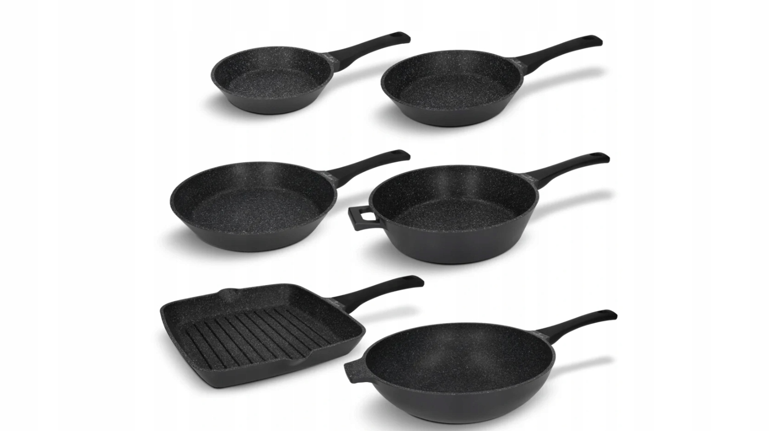 Zestaw Patelni 6 El. Black Stone Zwieger
