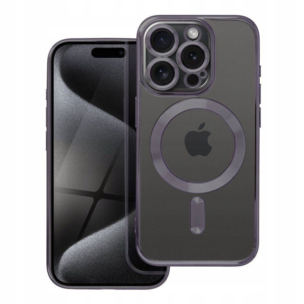 Etui Electro Mag Cover Kompatybilny do Magsafe Do Iphone 15 Pro Czarny