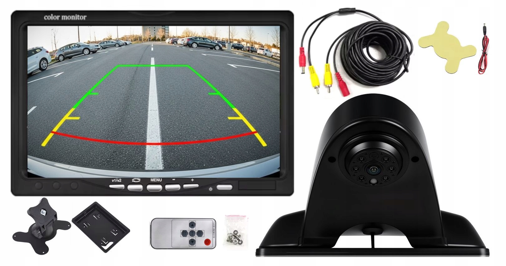 Monitor Kamera Mercedes Sprinter Vw Crafter 2006-2019 Fisheye Hd 1280x720P