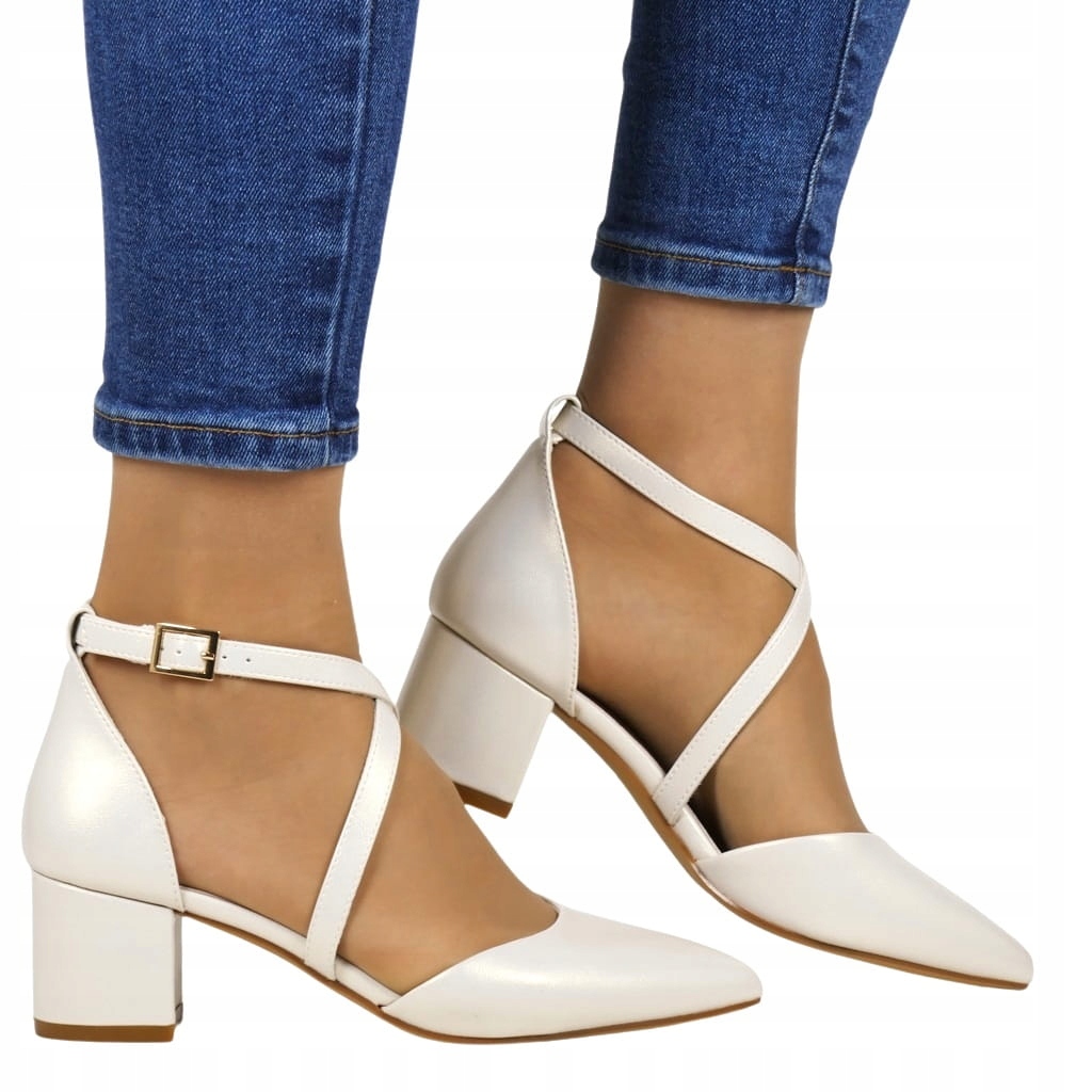 Sandály Na Podpatku, Perleťové Pásky Na Kříži, Nová Barva Špice