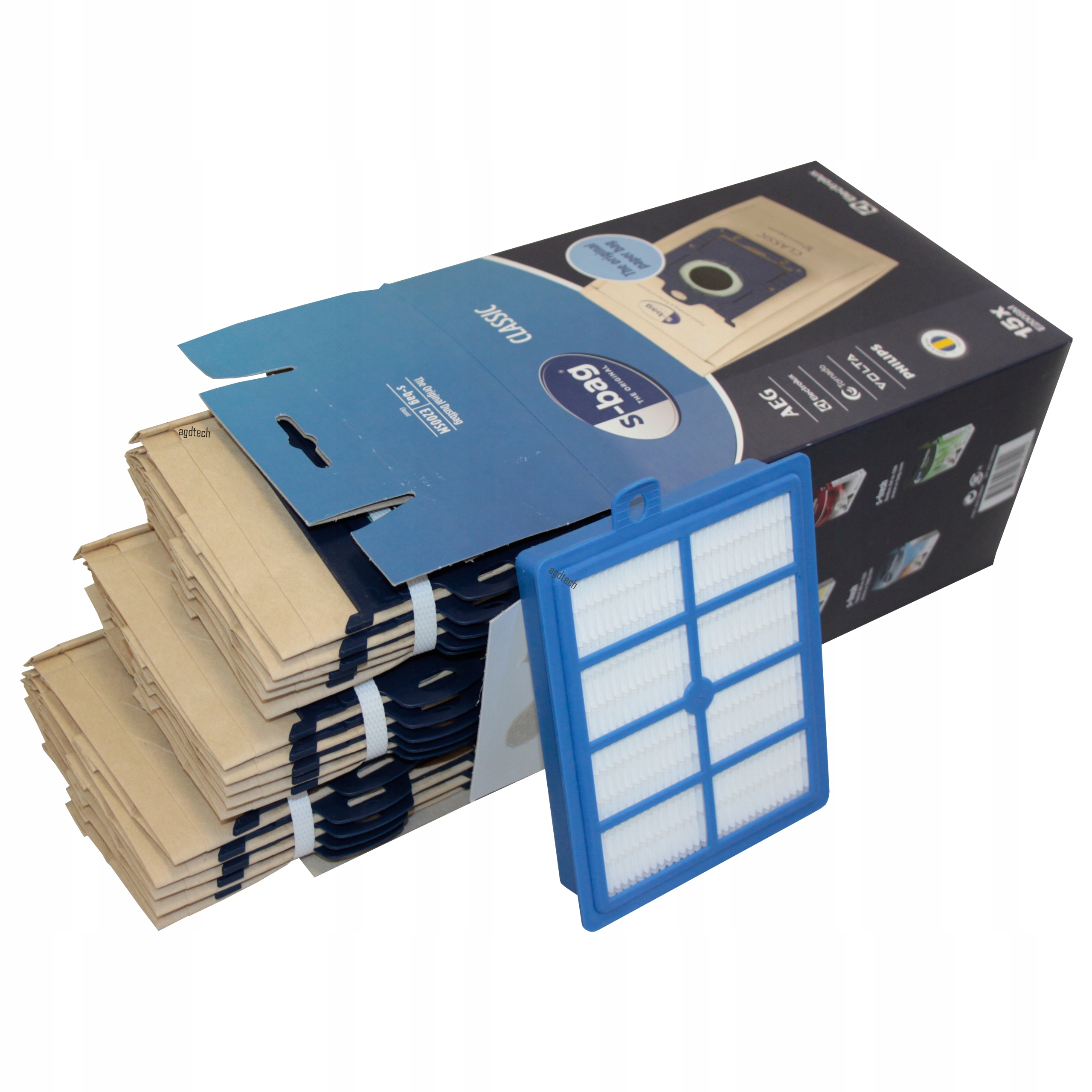 

15x Worki S-Bag 200SM Electrolux +filtr Hepa