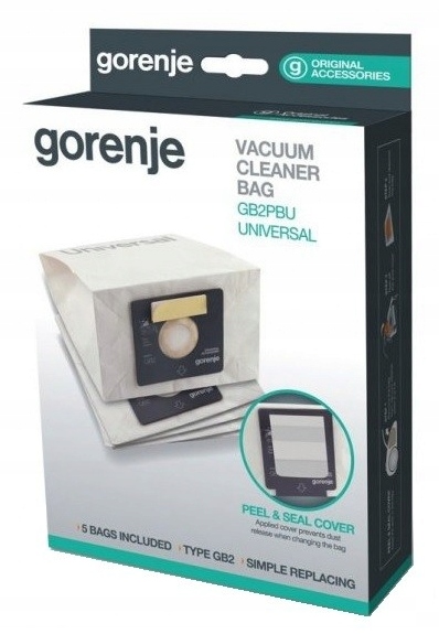

Worki do odkurzacza Gorenje GB2PBU papierowe x5