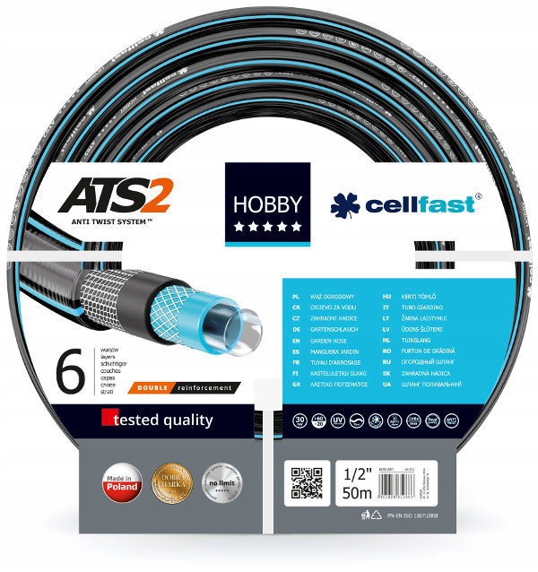 

Wąż ogrodowy Cellfast Hobby ATS2 25 m