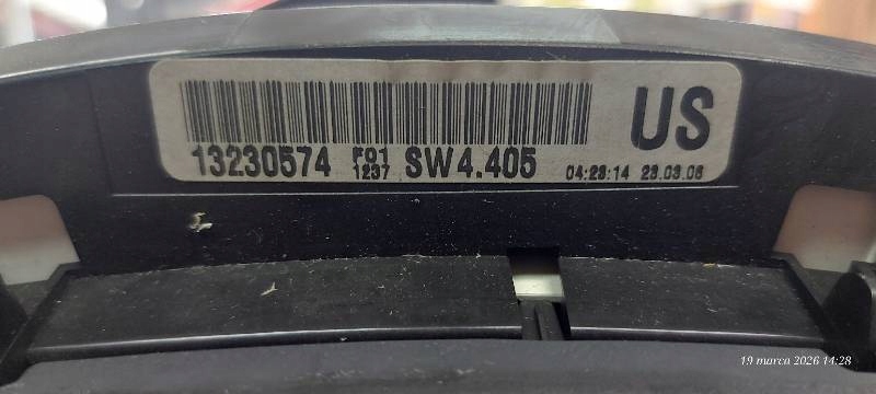 dials OPEL ASTRA H 13230574