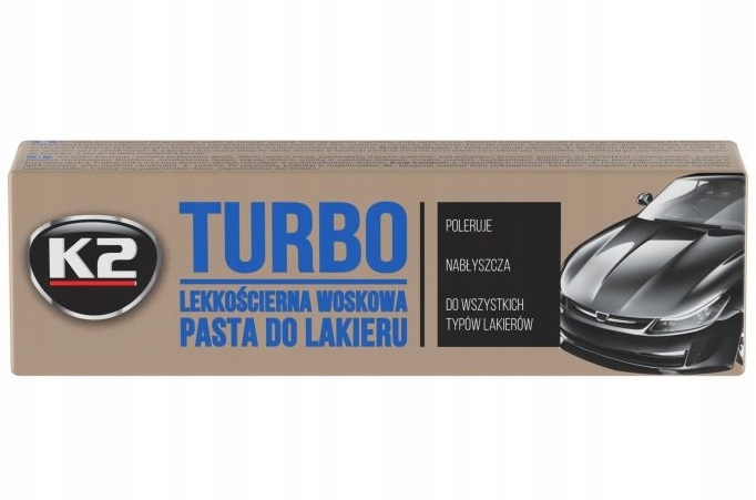 K2 Turbo Pasta Lekkościerna Nano Woskowa Do Polerowania Rys Na Rysy 120G