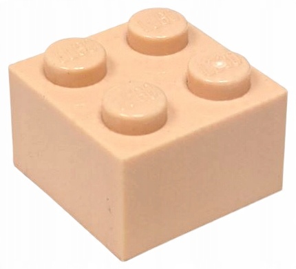 

Lego 3003 Klocek 2x2 nugat jasny Nowy (1g)