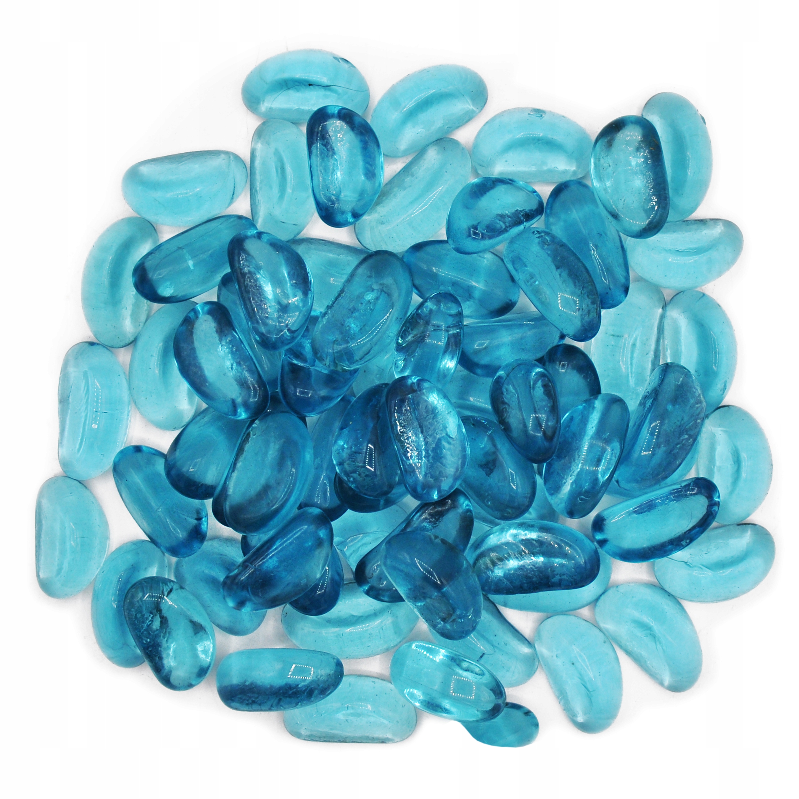 

Szklany kamień do Las W Szkle Słoiku Turkus 1KG