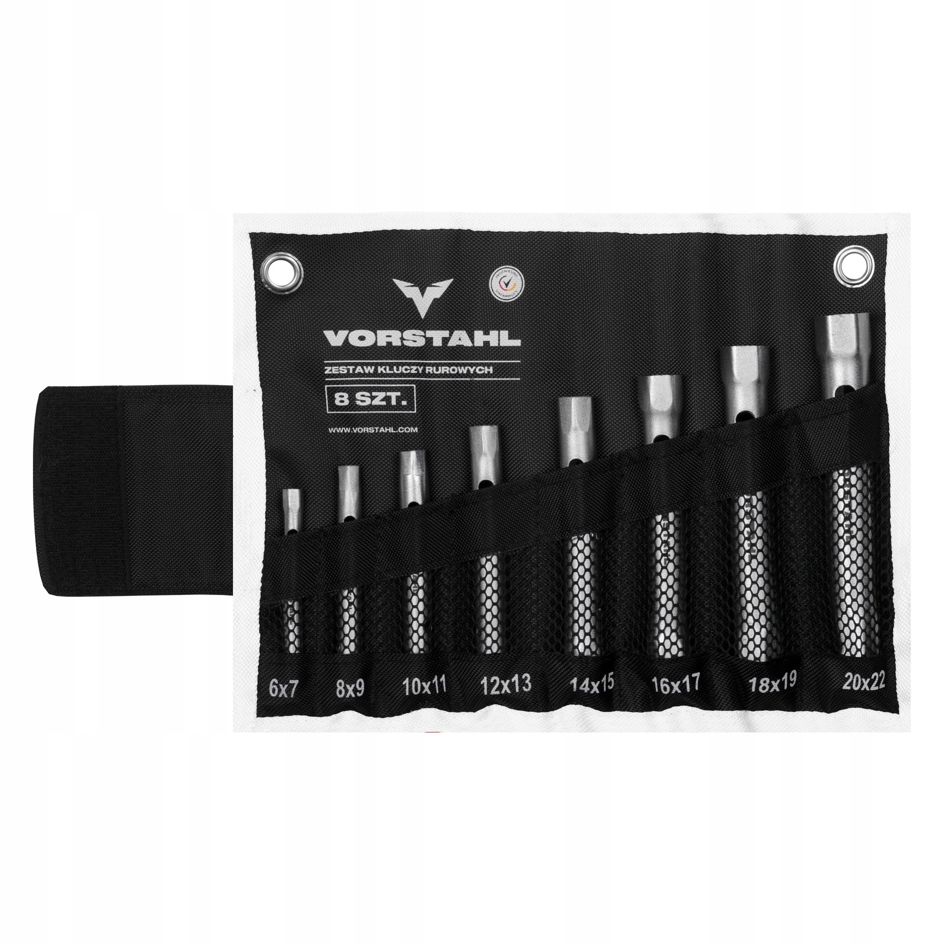 Zestaw Kluczy Rurkowych Klucze Rurowe do Rur CrV 8szt > 6 22mm < Vorstahl