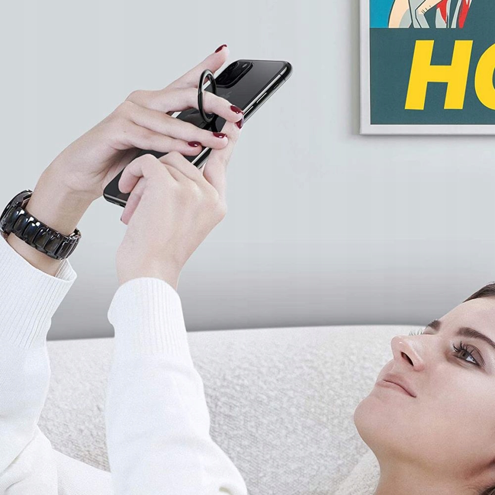 RING STAND MAGNETYCZNA PODSTAWKA NA TELEFON MARMUR Rodzaj na palce