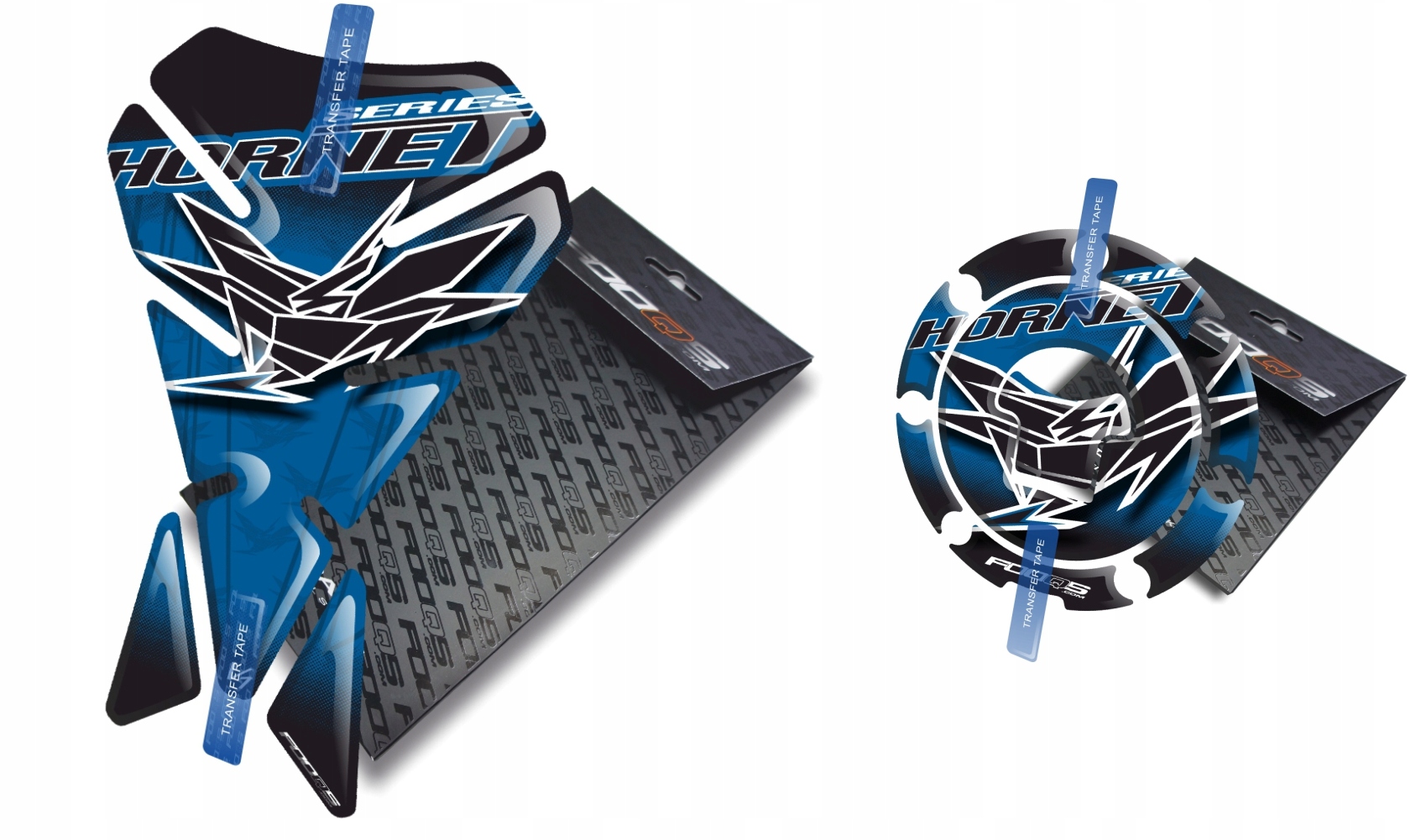 Tank-pad Cap-pad V1 od společnosti Fooqs pro Honda Cb Hornet Modrý