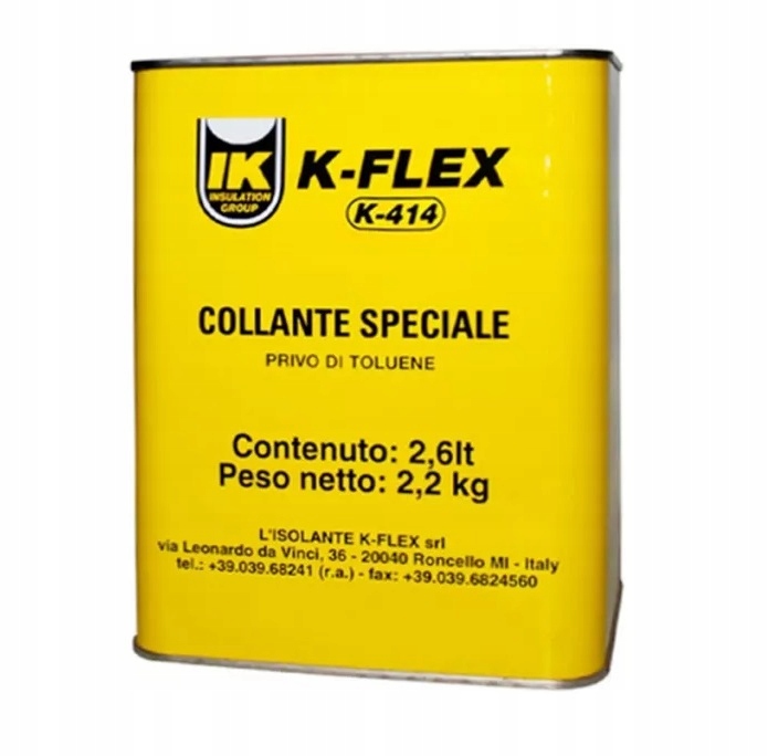Lepidlo 2,6 L Na Obaly A Kaučukové Izolácie K-414 K-flex