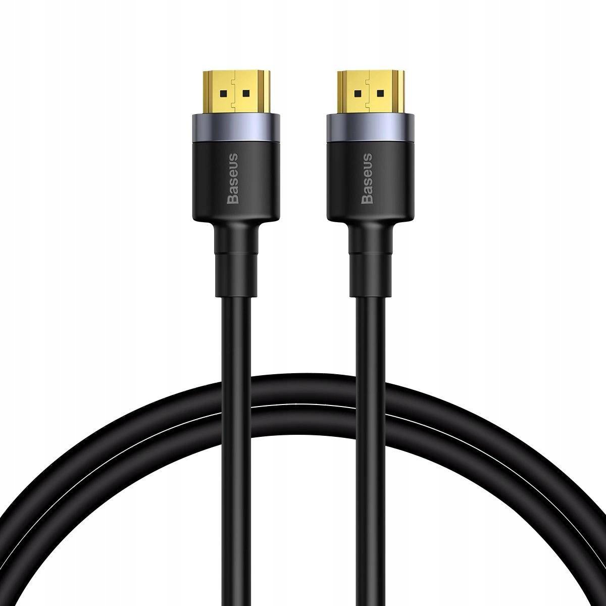 Kabel Baseus Cafule Hdmi Hdmi 2.0 4K 60 Hz 3D 18 Gbps 1M Czarny