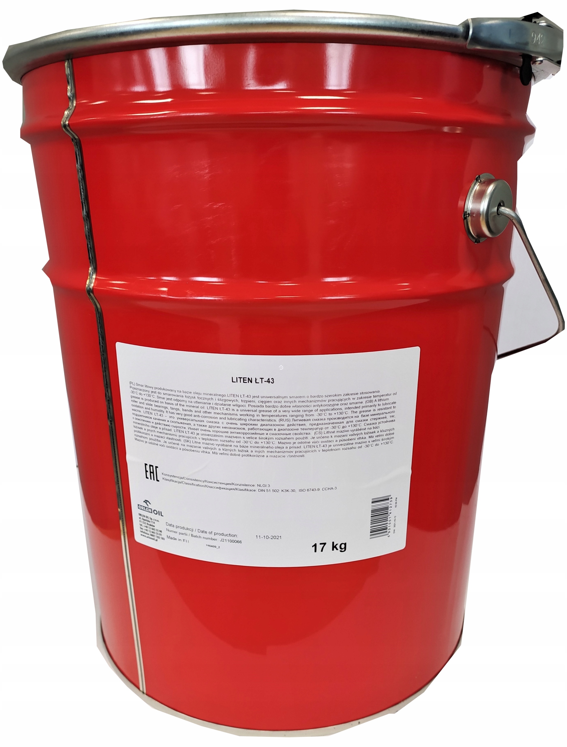

Orlen Oil Liten Łt 43 17KG.