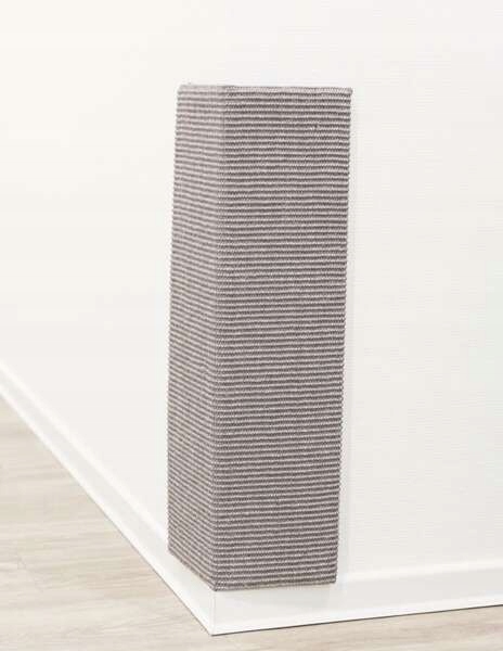 Trixie Drapak kota XXL narożny duży na ścianę meble sizalowy szary 75x38cm