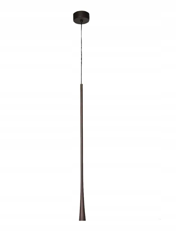Stropní Svítidlo Závěsná Lampa Hnědá Led Pw 7 W 3000K IP20 145 cm