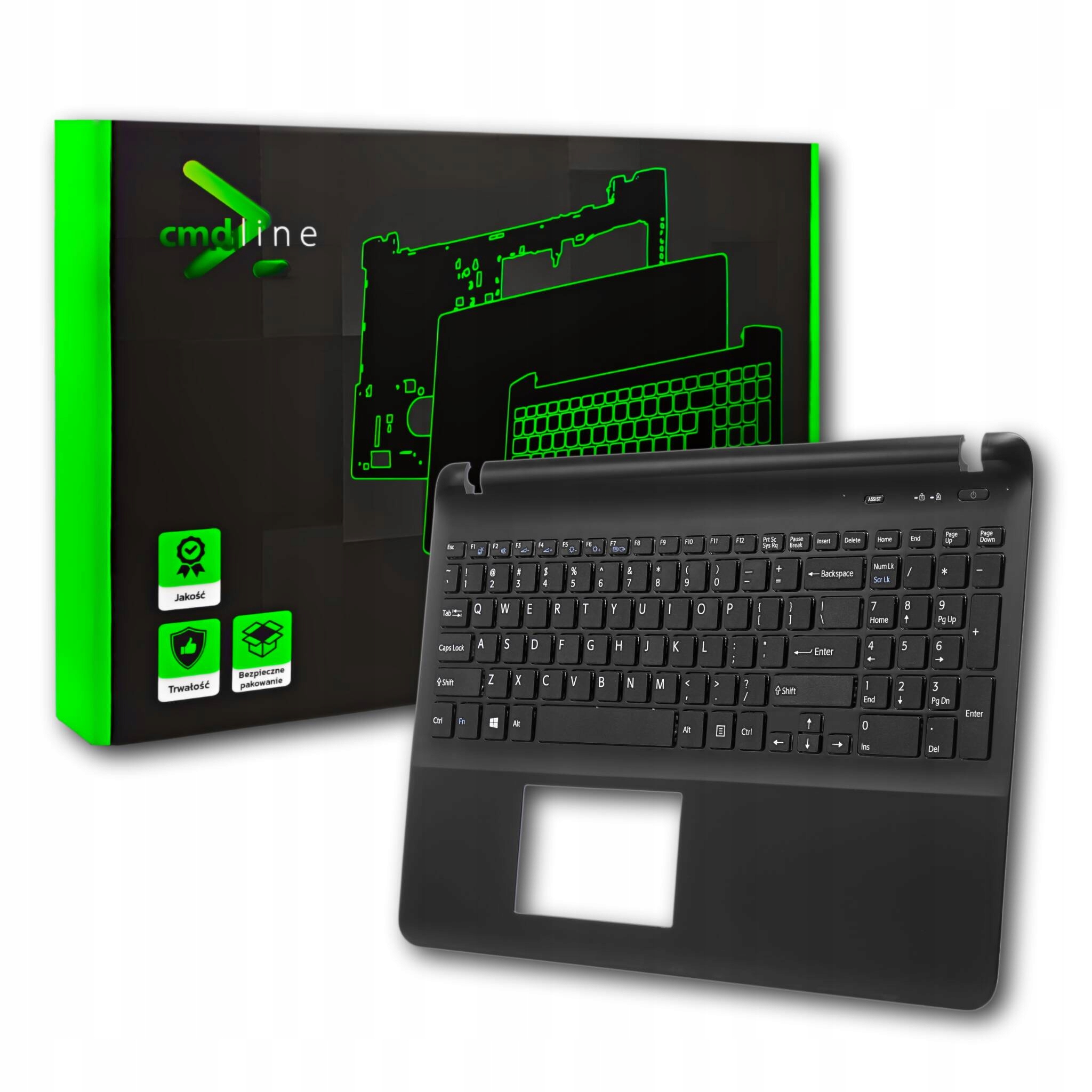 Obudowa Górna Palmrest Do Sony SVF152A29M Czarny