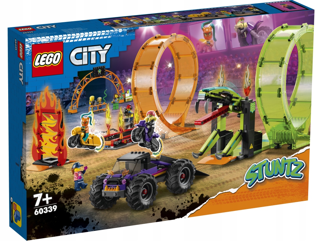 Lego 60339 City Kaskadérská aréna se dvěma smyčkami