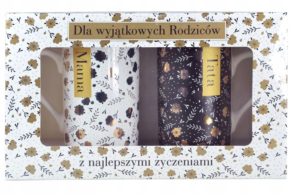 

Komplet Kubków 2 Sztuki Dzień Mamy Taty Okazji