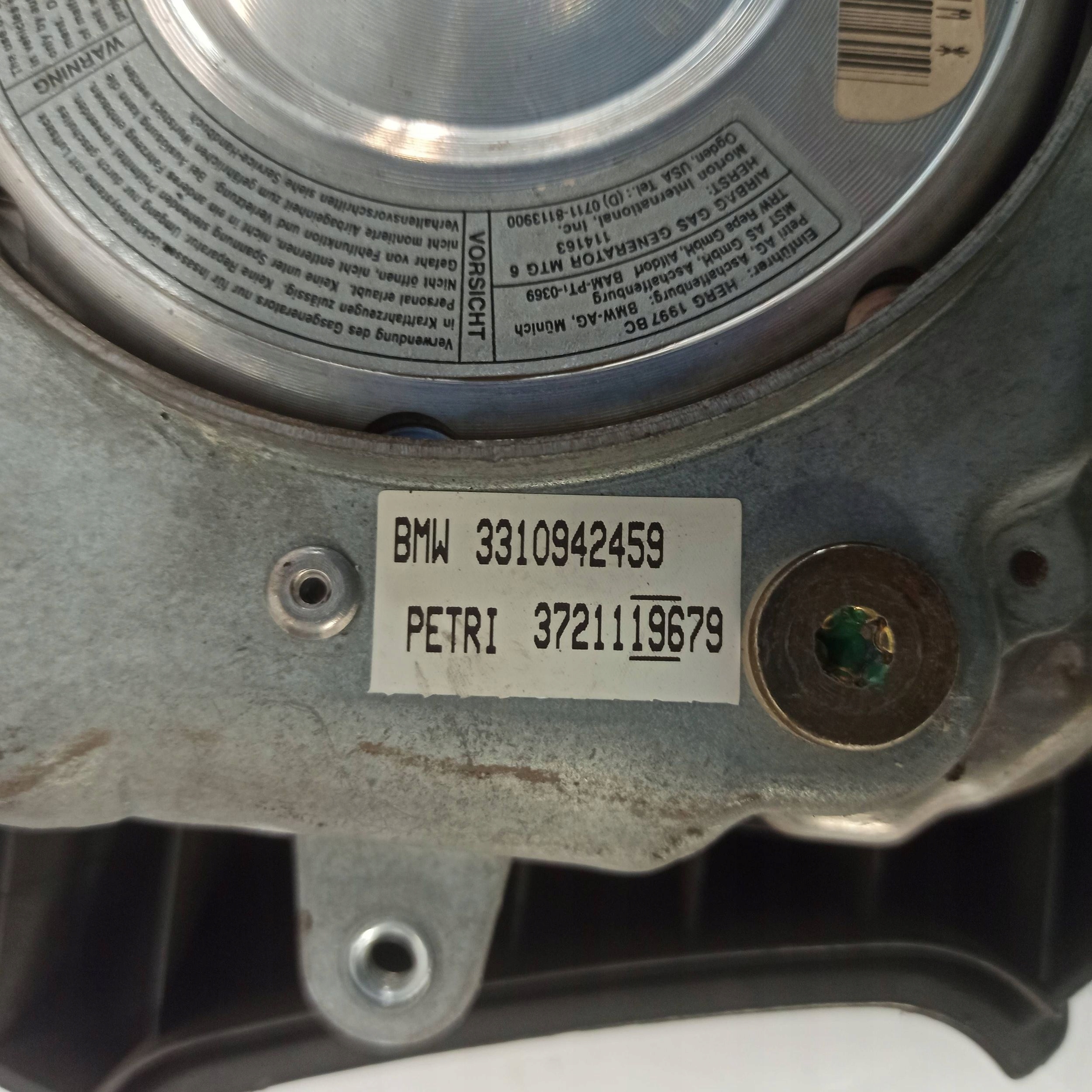 BMW E36 подушка подушки безопасности водители 3310942459