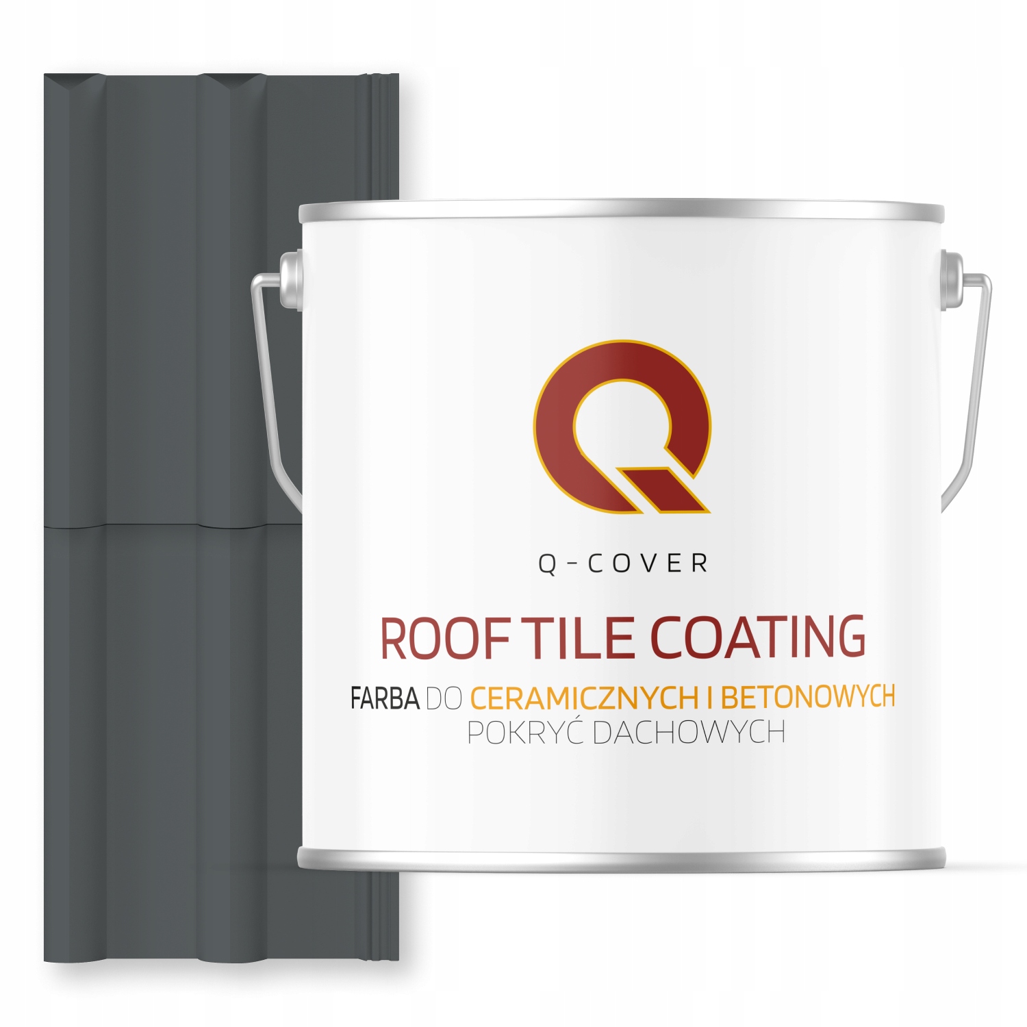 Farba Na Keramické Betónové Strechy Šedá Bazaltová Ral 7012 5 L Polomatná