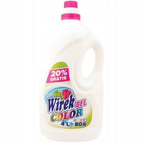 

Achem Wirek Żel do prania Tkanin Kolorowych 4L