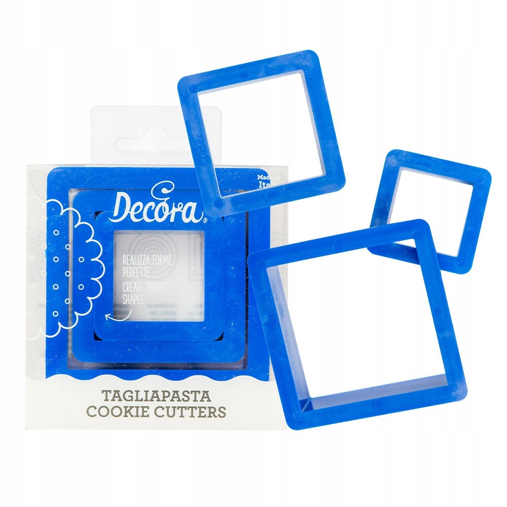 

Foremki Decora 3 szt Kwadratowe