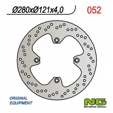 Ng Predný Brzdový Kotúč Suzuki Dr 650 '90-'95, Dr 750 Big '88-'90 (280X12