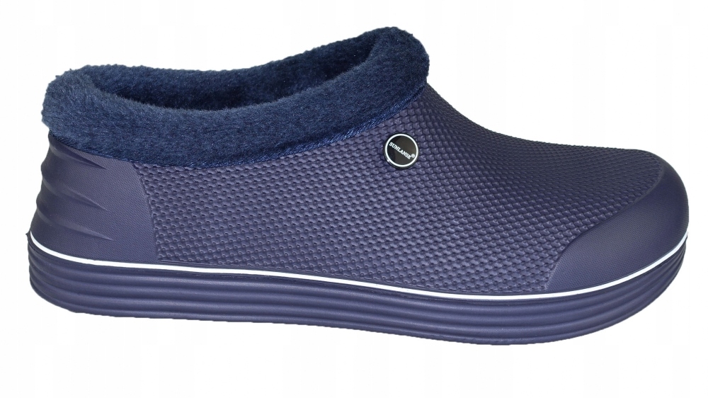 KALOSZE MĘSKIE OCIEPLANE PIANKOWE NIEPRZEMAKALNE Kolor niebieski