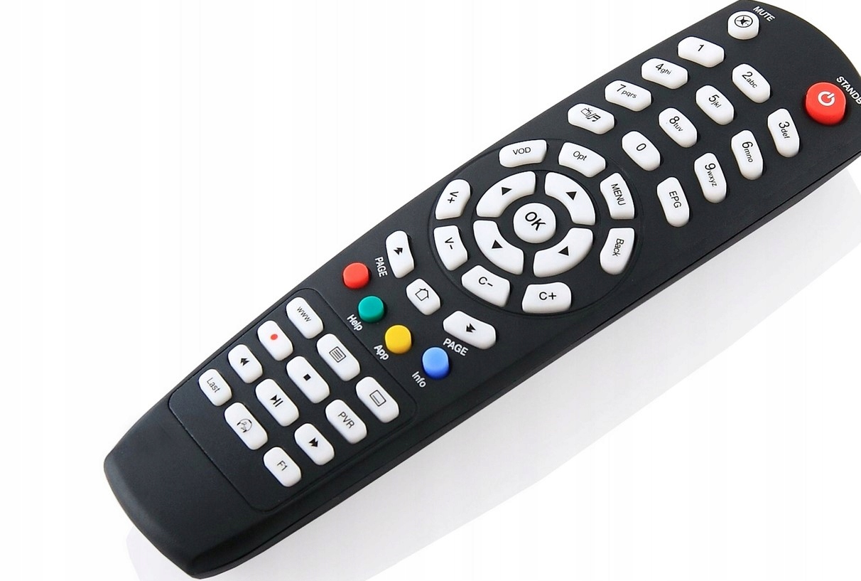 Pilot do dekodera INEA TOYA Intek Arion ARC-5510DR Kolor czarny